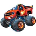 Loonballoon BLAZE and the Monster Machines TRUCK Red Figure Birthday Party Mylar Balloon Loon-BB-B01FTXNE28